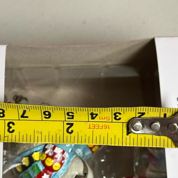 Hallmark Christmas Ornament Sloth figure wearing colorful sweater - Picture 8 of 8